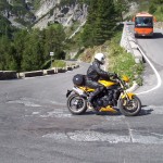 Triumph op de Stelvio